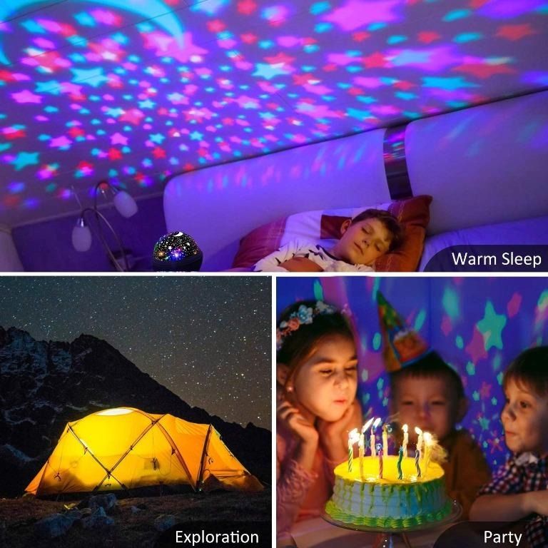 MOKOQI Kid Lights Projector Indoor Forest Animal Night Light for
