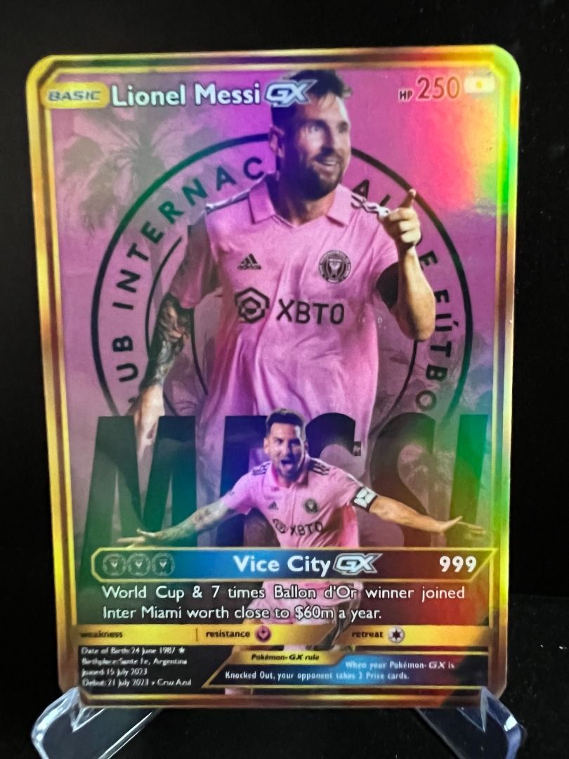 特価 & Hobbies Card, Pokemon GX Messi Lionel Toys, Games & Toys シングルカード