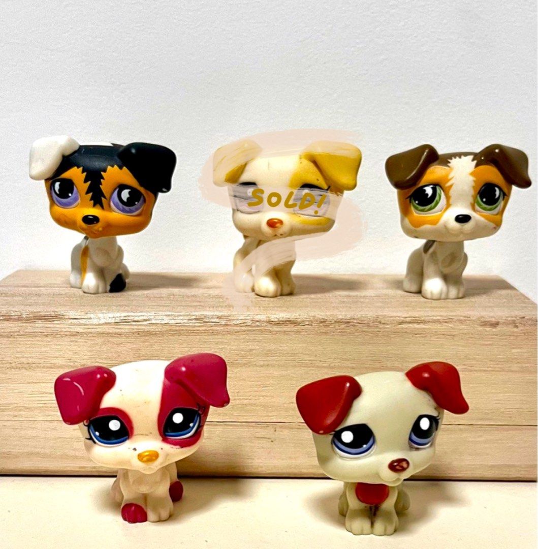 Littlest Pet Shop LPS Jack Russel Terriers READ DESCRIPTION