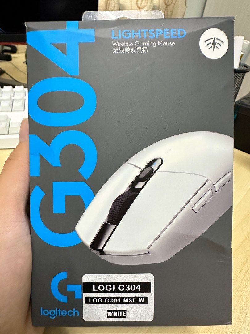 Logitech shop g304 white