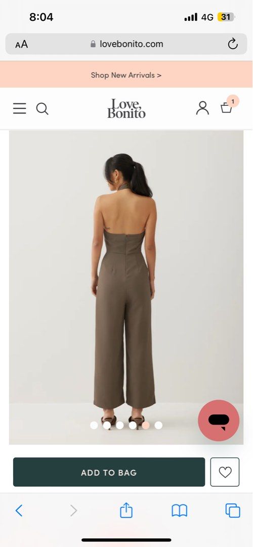 Ciely Cotton Straight Leg Maxi Jumpsuit