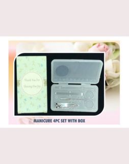 Manicure 4pc set with box