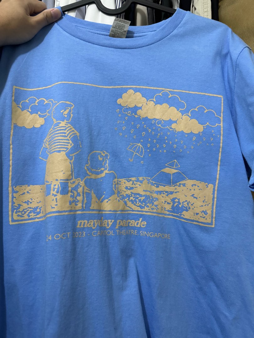 Mayday Parade Official Concert TShirt Singapore 2023, Women's Fashion