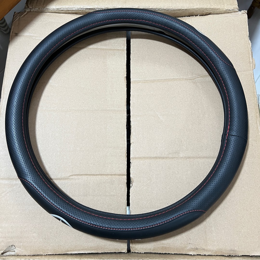 MERC Steering wheel cover, Car Accessories, Accessories on Carousell