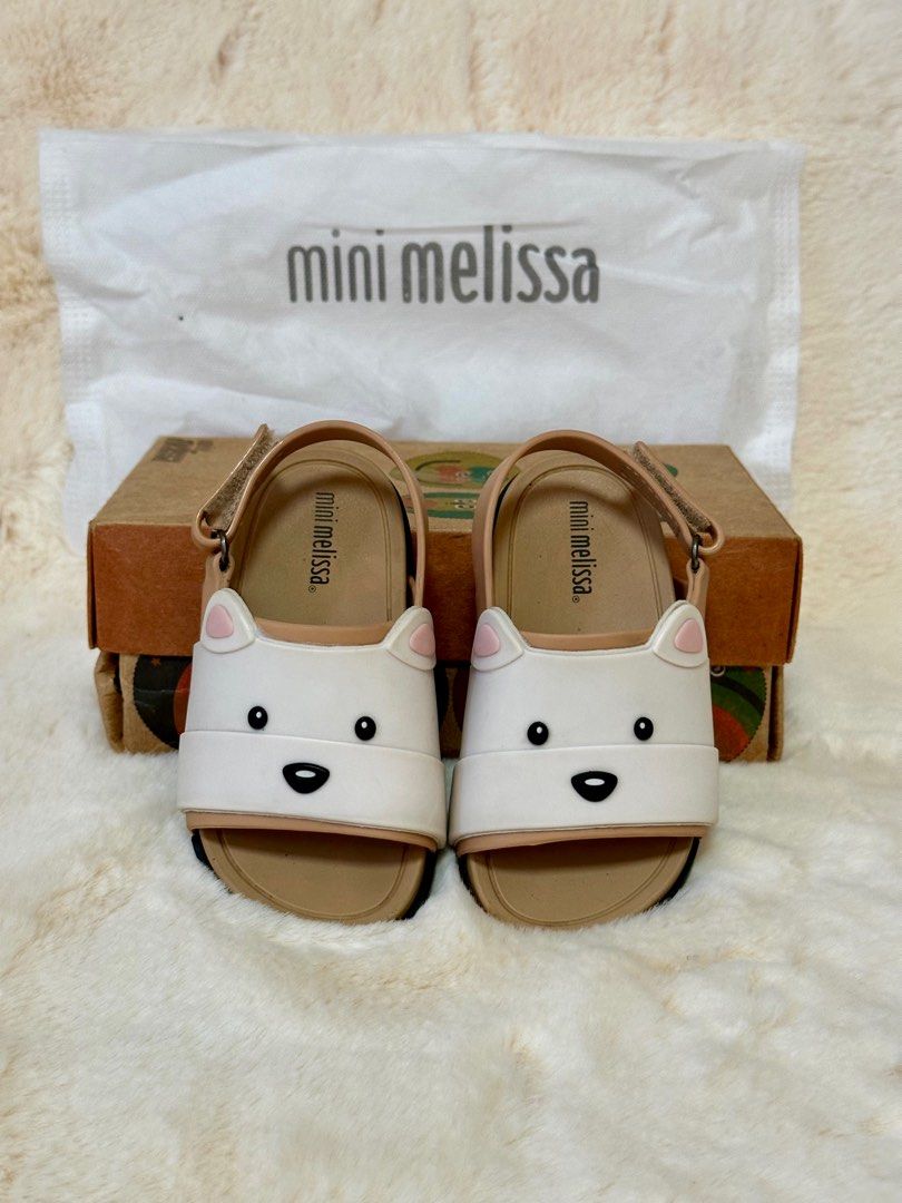 Mini Melissa Beach Slide Sandals Bear Babies Kids Babies
