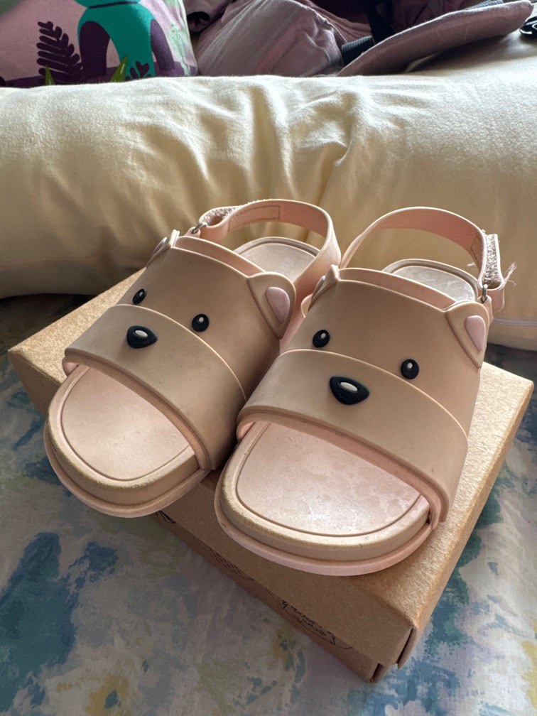 Mini melissa beach slide sandal bear cheap