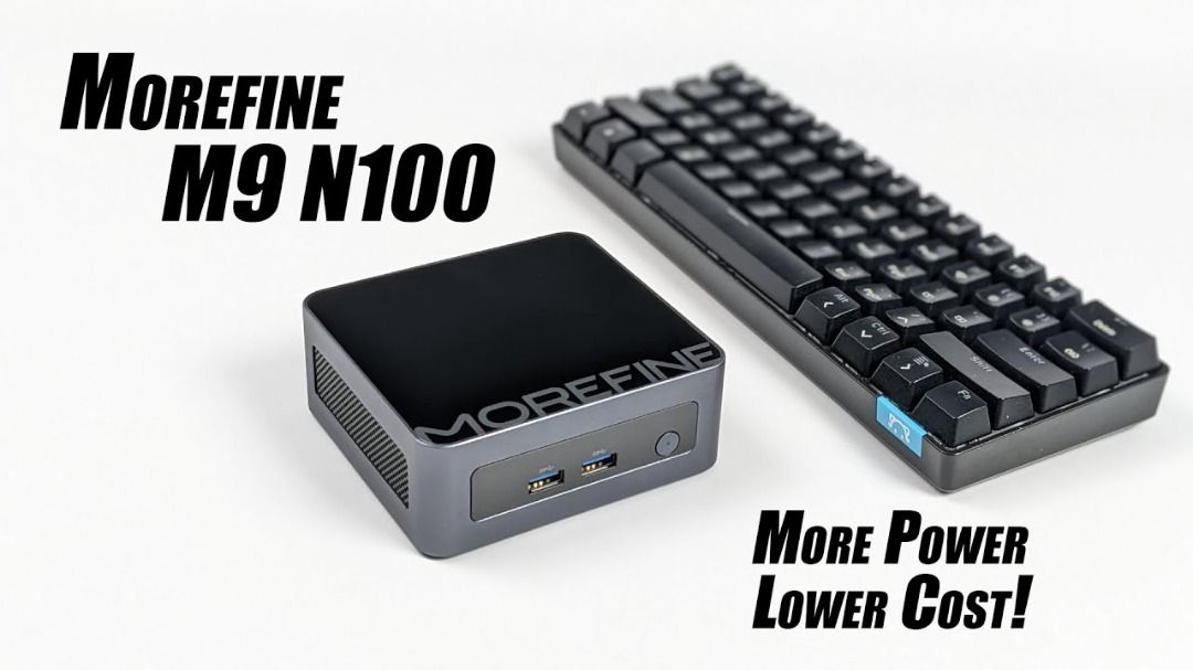 MOREFINE M9 Mini PC 12th Gen Alderlake N100 3.7Ghz DDR4 M.2 2280 NVME Wifi  6 DP1.4 4K 2 Screen Output Desktop Mini PC Computer