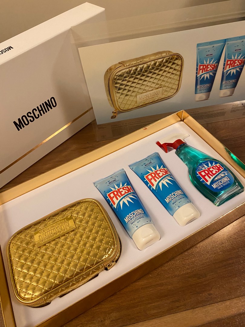 Moschino New Golden Trousse Gift Set 100 Brand New in Original Gift Box Carousell