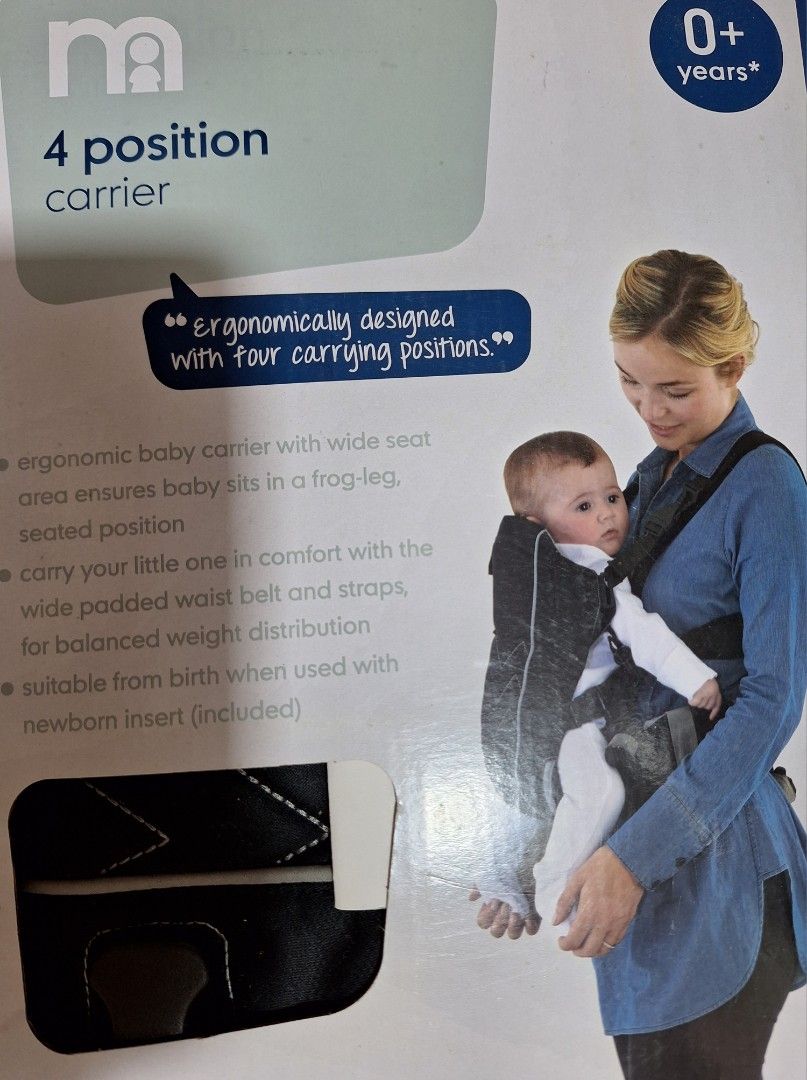 Mothercare 4 in clearance 1 baby carrier instructions