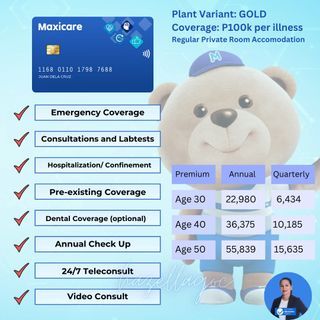Maxicare Gold - Full packaged HMO Plan
