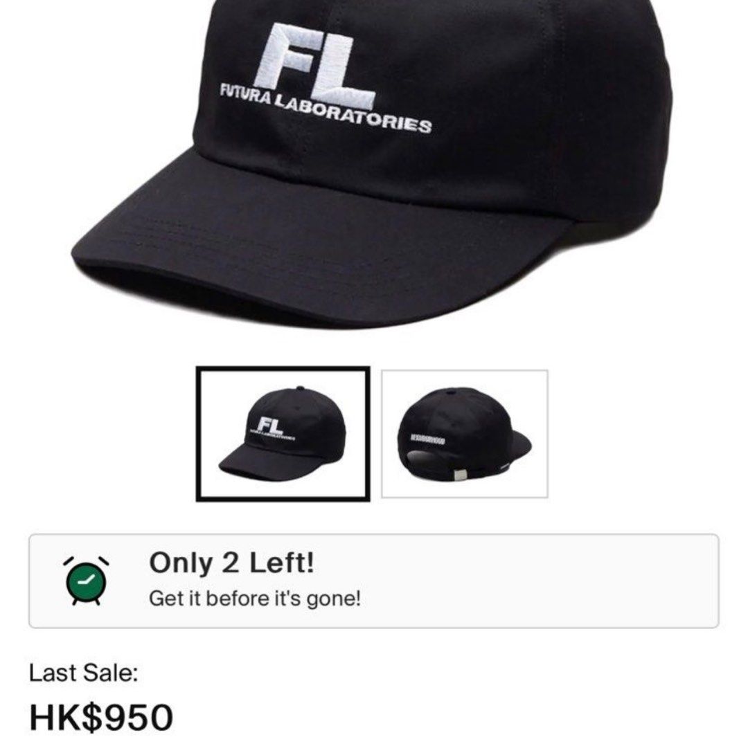 Neighborhood x Futura Laboratories Cap print s logo cap 純棉軟頂