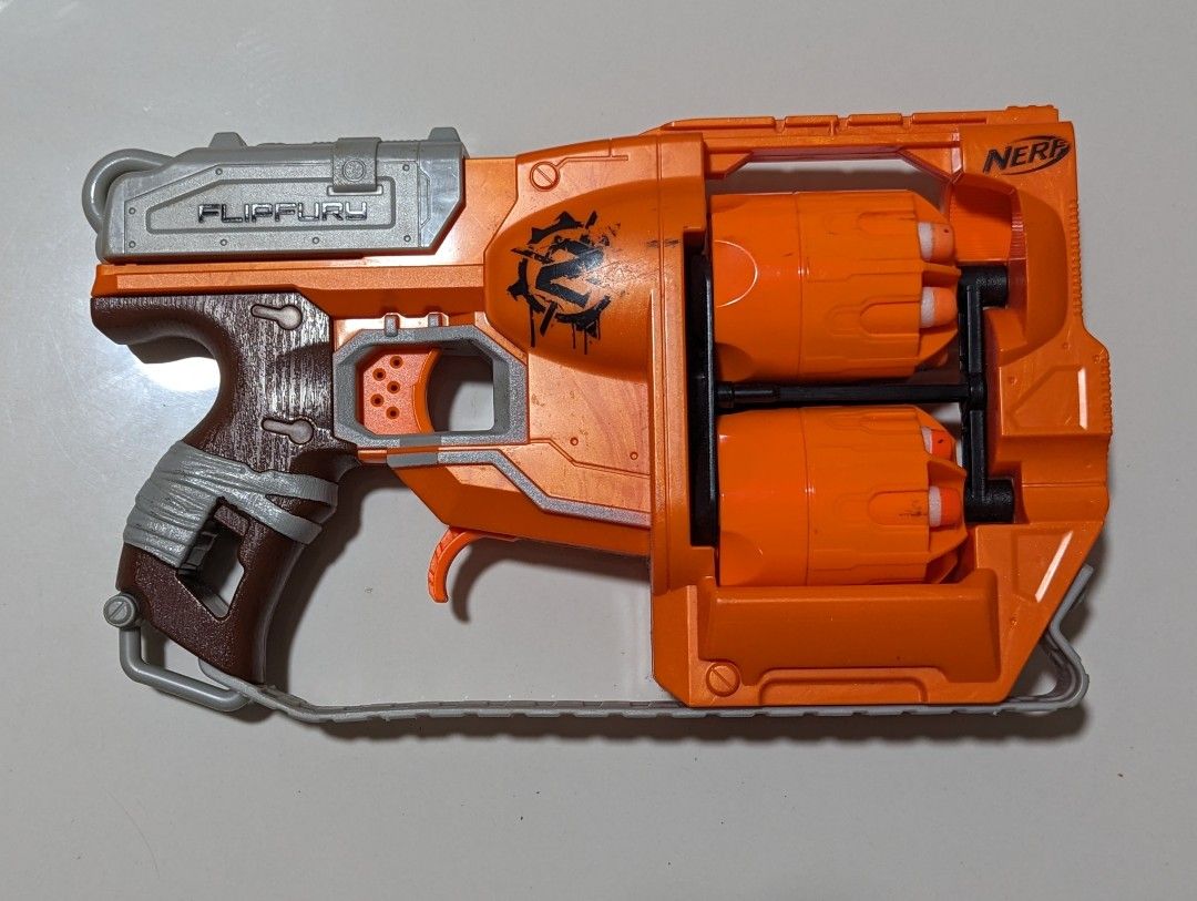 Nerf zombie strike flipfury blaster toy deals