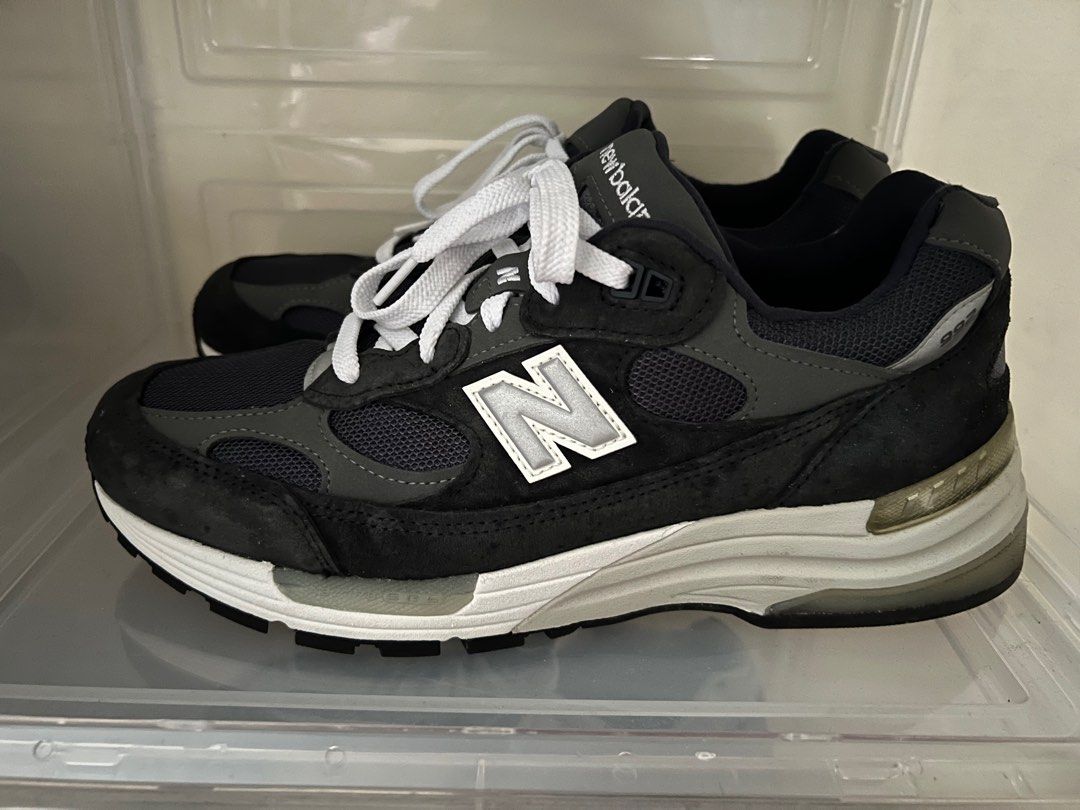 New balance 992 navy clearance