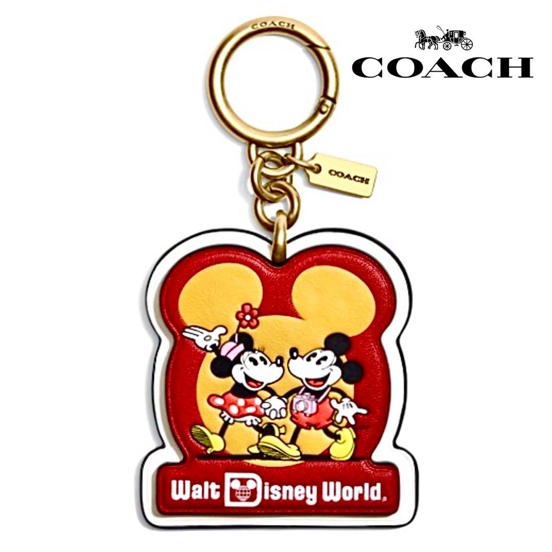 Minnie mouse keychain coach shop