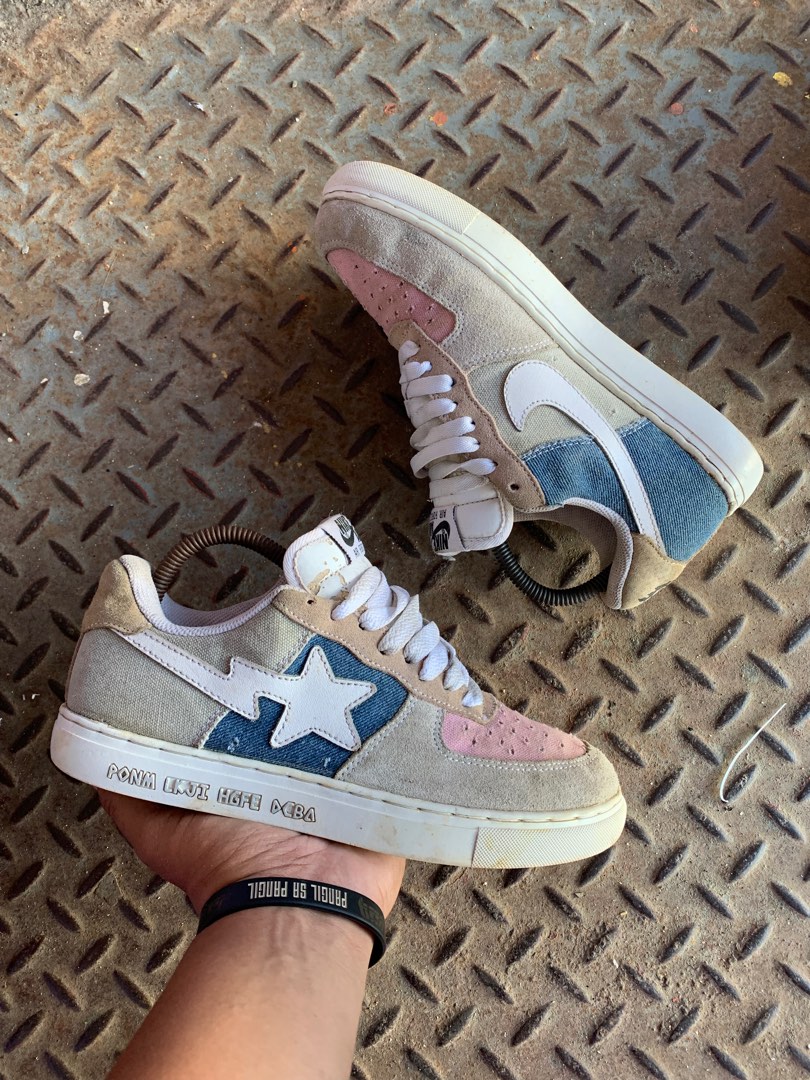 Af1 top x bape