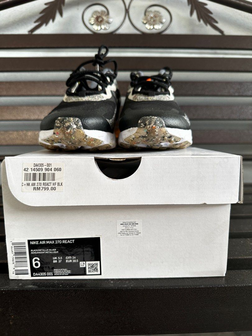 Am 270 react online black