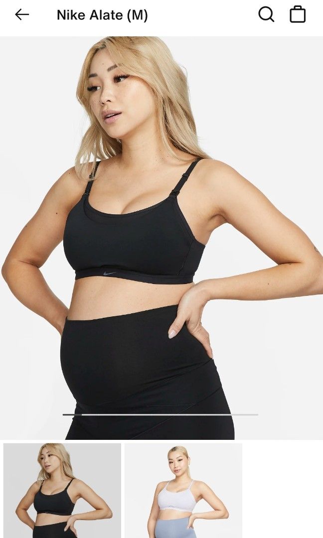 Nike Alate Sports Bra (Maternity), Women's Fashion, Activewear on Carousell