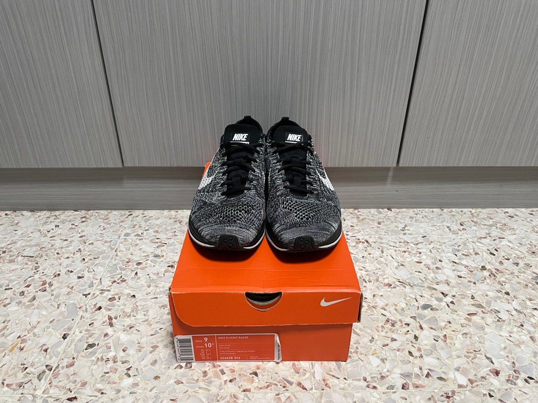 Nike Flyknit Racer Oreo 2.0 Men s Fashion Footwear Sneakers on