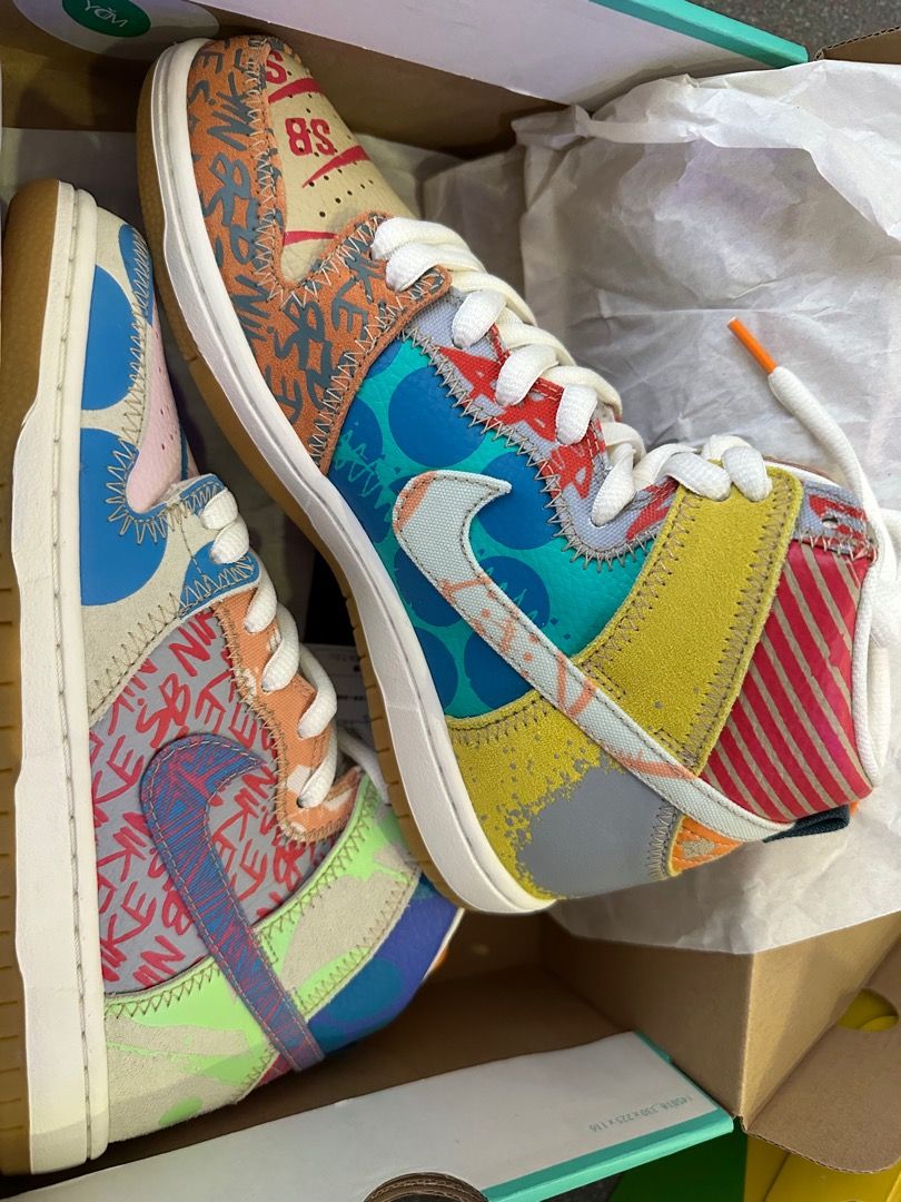 Nike sb dunk high thomas campbell top what the dunk