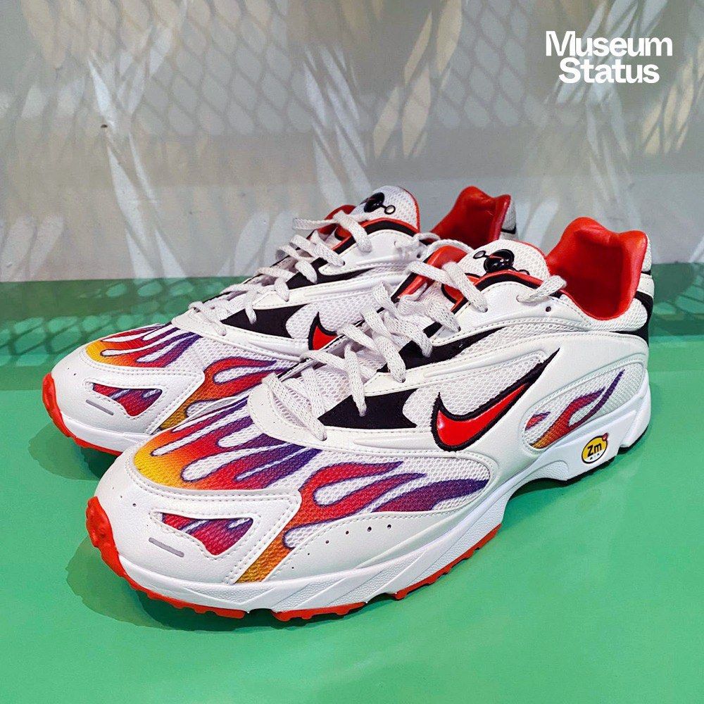 Supreme x nike zoom streak spectrum plus white red on sale