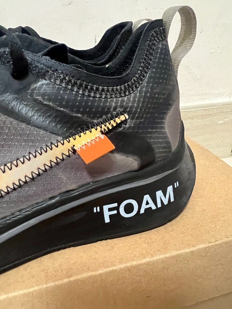 Off white zoom fly black legit check on sale