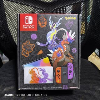Nintendo Switch oled Pokemon Scarlet and violet edition Box only (Empty)