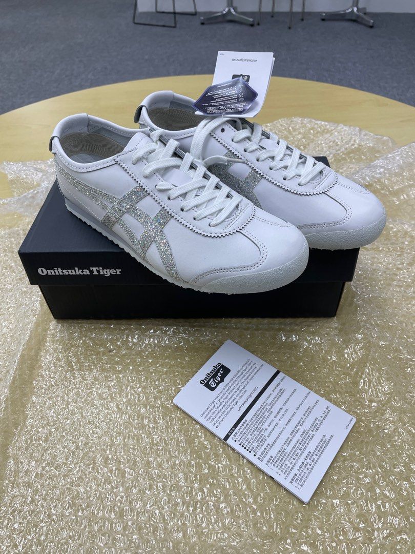 Asics tiger store white sneakers