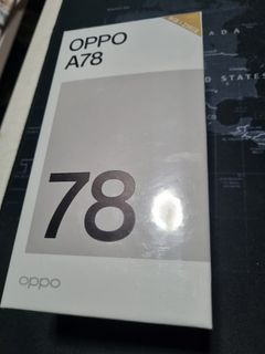 OPPO A78 4G AQUA GREEN BNEW 10k only