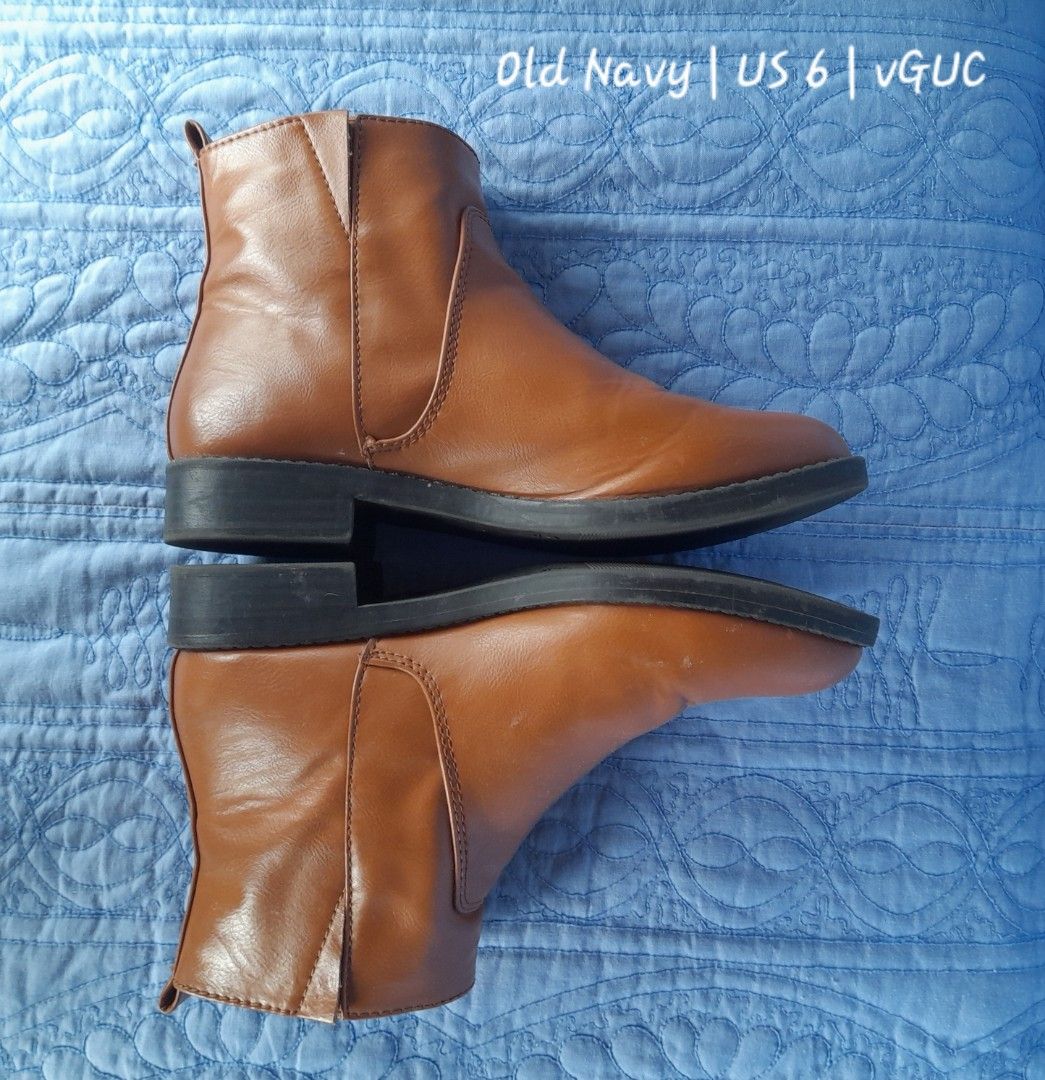 ORIGINAL OLD NAVY DARK TAN BOOTS US6 Women s Fashion Footwear