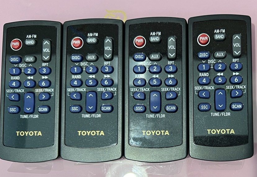 Original Toyota car audio remote controls for sale 8 each, Car