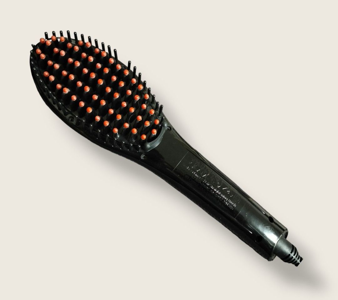 Paris glam hair straightening brush hotsell