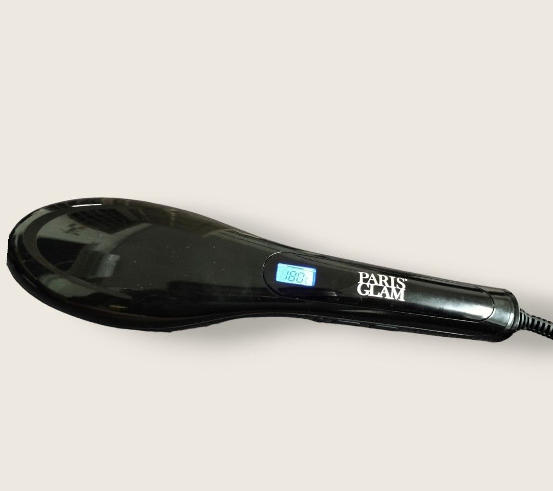 Paris glam hair straightening brush hotsell