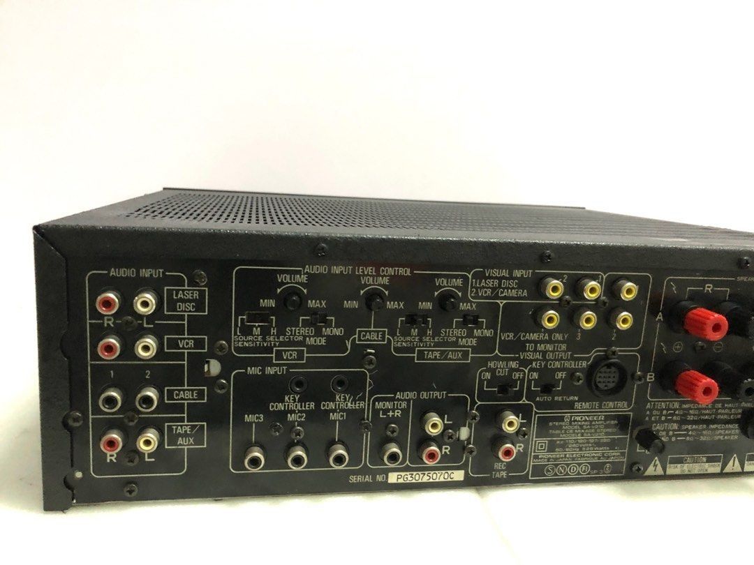 Pioneer SAV210 高級 專業用 卡拉OK 擴音機 Stereo Mixing karaoke Amplifier Digital