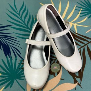 Plain White Maryjane Shoes