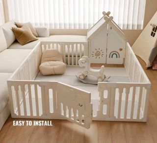 Playpen with house
