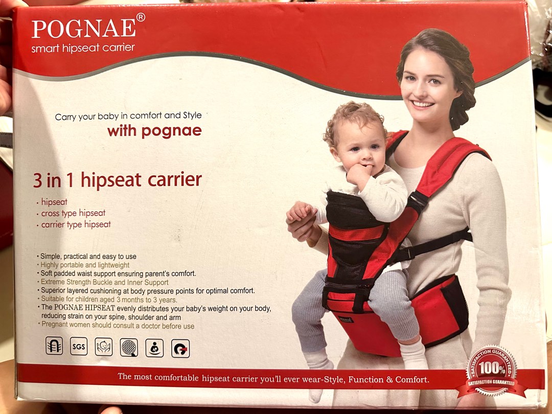 Pognae 3 in 1 hipseat carrier hot sale