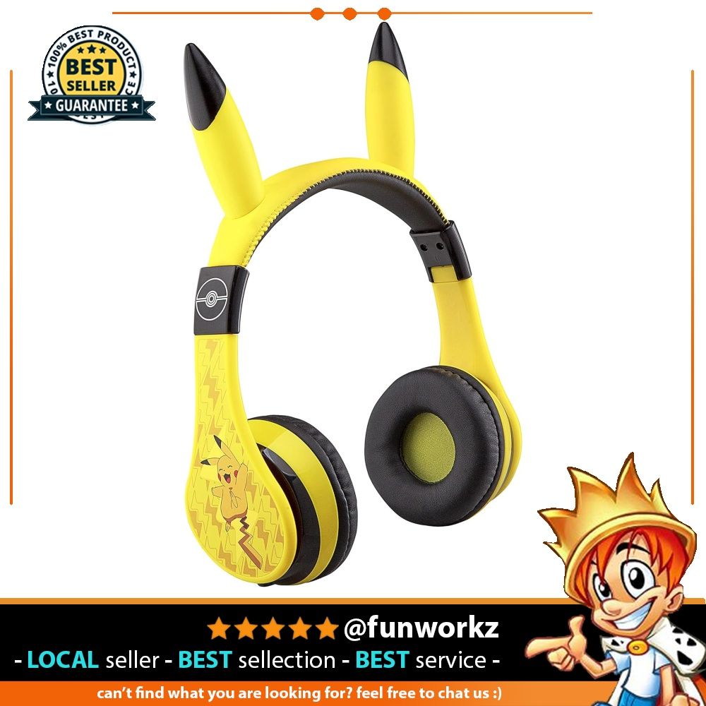 Pokemon headphones with mic outlet