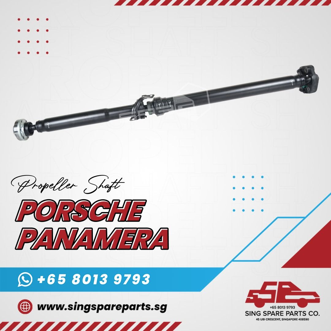 Porsche Panamera Prop Shaft with center support bearing and cardan shaft  97042101152 long shaft center shaft, Car Accessories, Car Workshops &  Services on Carousell
