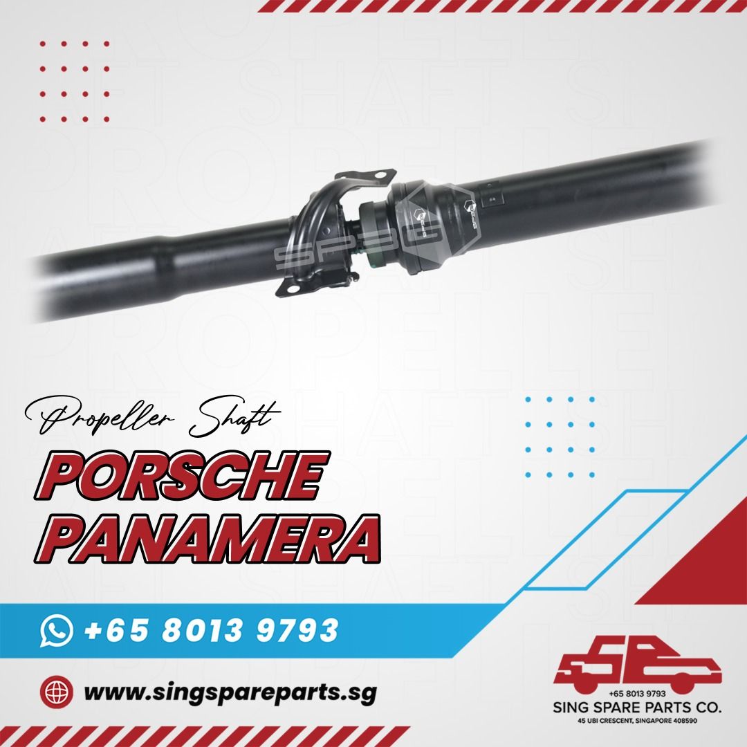 Porsche Panamera Prop Shaft with center support bearing and cardan shaft  97042101152 long shaft center shaft, Car Accessories, Car Workshops &  Services on Carousell