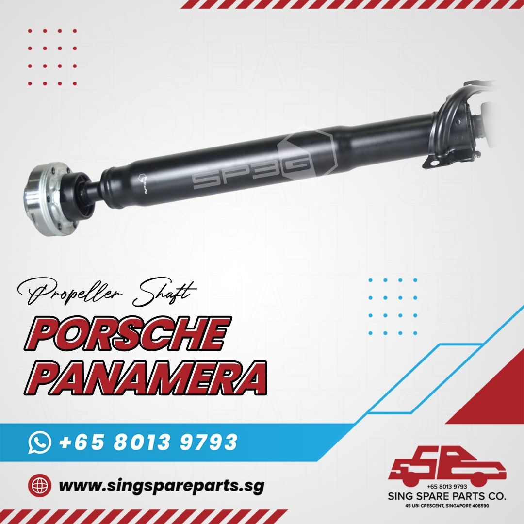 Porsche Panamera Prop Shaft with center support bearing and cardan shaft  97042101152 long shaft center shaft, Car Accessories, Car Workshops &  Services on Carousell