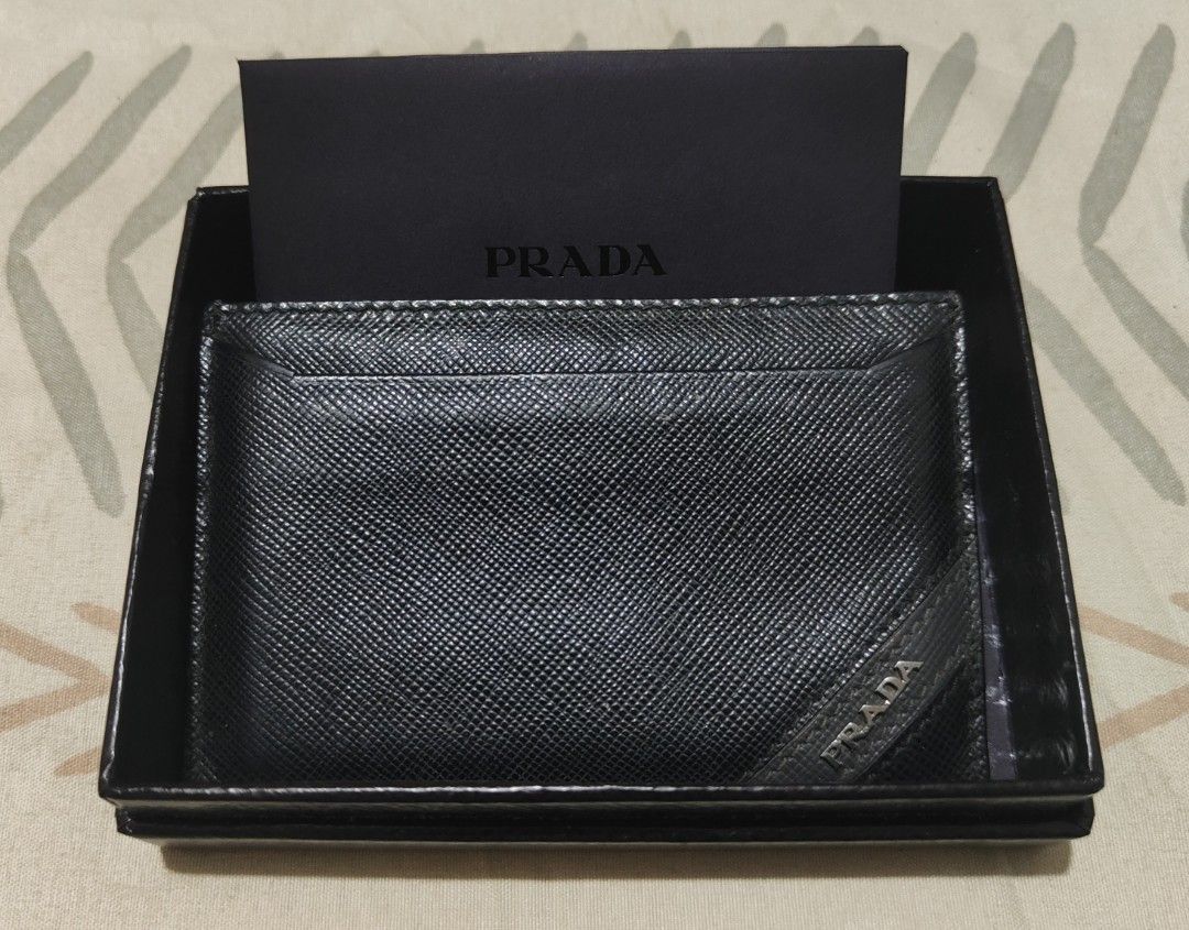 Prada Saffiano Wallet Women's Wallets Prada Prada Blue Saffiano