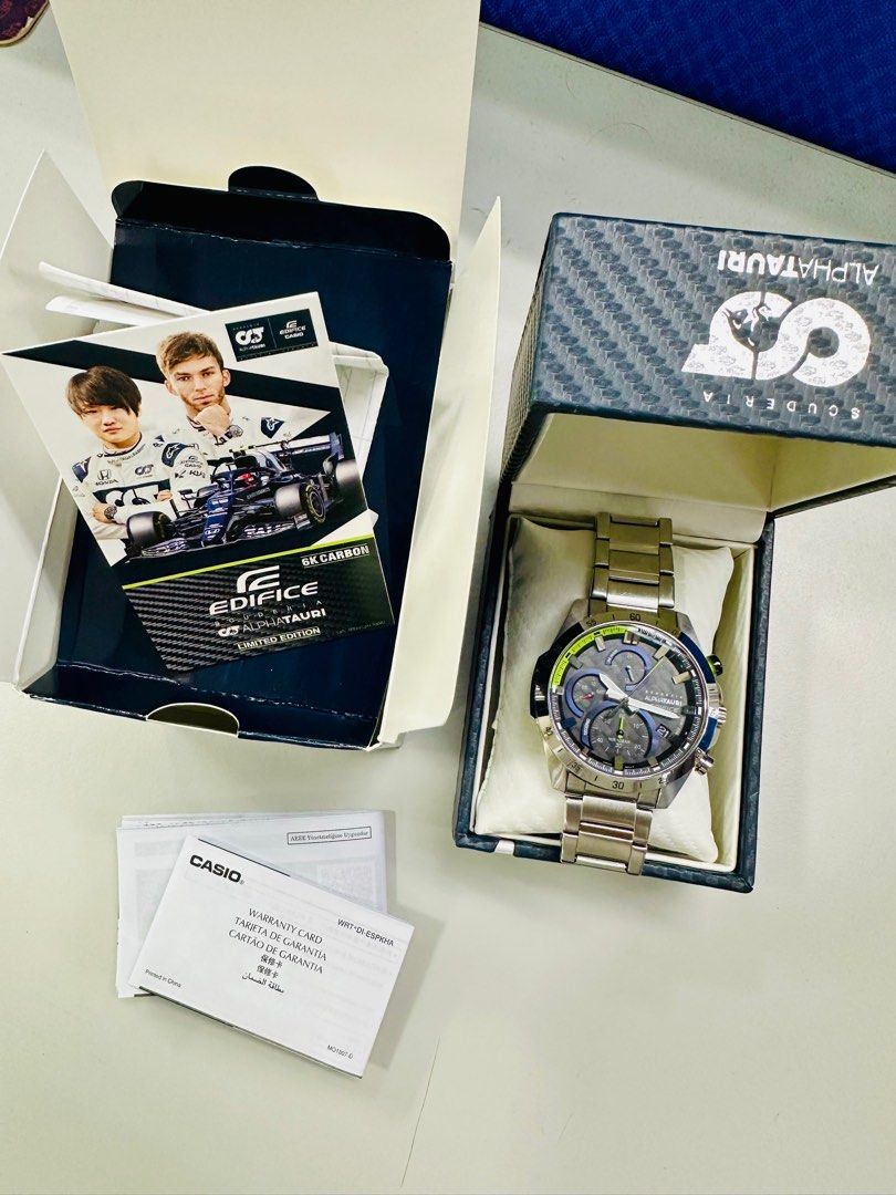 PRE-LOVED WATCH EDIFICE X F1 FORMULA (Category: Men's Watches) located in Makati City. Submitted by jpm07 (Listing ID 1269494441, Image 3). Description: .