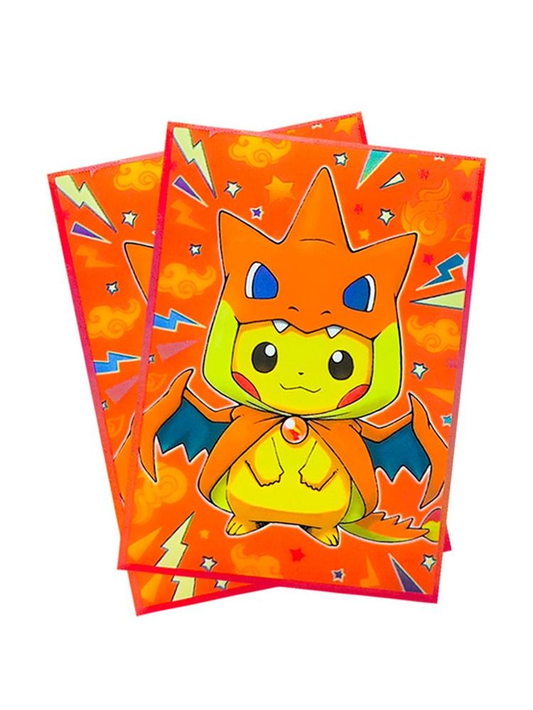 Preoder - Foil Pikachu Charizard Poncho Anime Card Sleeve for Pokemon,  Yugioh, Vanguard, MTG, Weiss, Digimon, Lorcana, FAB and One Piece, Hobbies  & Toys, Toys & Games on Carousell