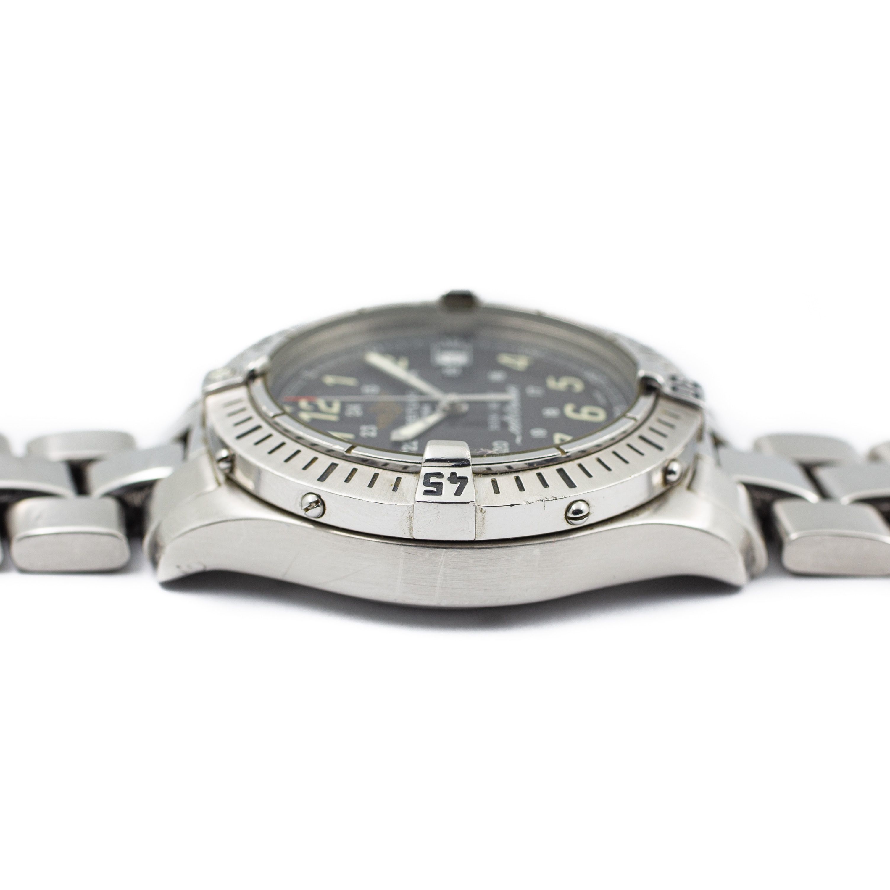 Preowned Breitling Colt Ocean Quartz Grey Ref A64050