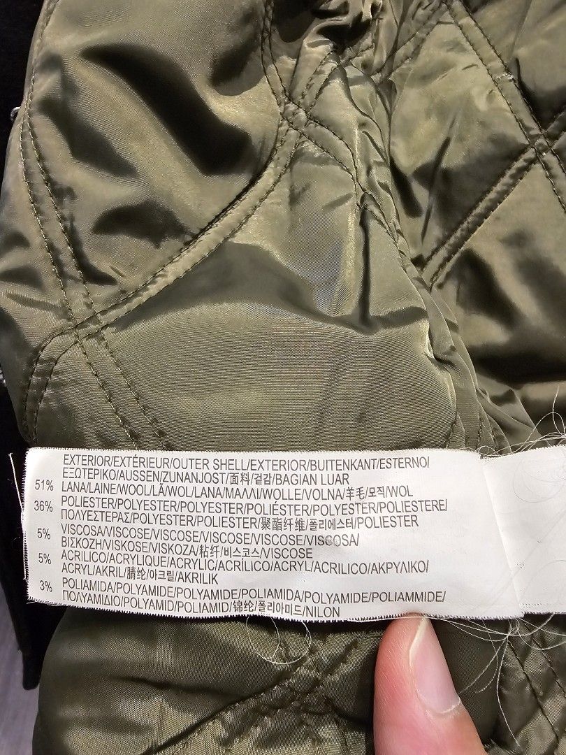 Pull & Bear winter jacket (Category: Coats, Jackets and Outerwear) located in Singapore. Submitted by ktanb (Listing ID 1269548714, Image 7). Description: Pull & Bear winter jacket. Size Eur M/Mex38. Made from 51% wool, rest of material as shown in picture. Jacket is in very good condition. Very well made and solid jacket. With hood. Quite water repellant, used it in light drizzle no issues. This jacket has been used in Iceland, with thermal inne