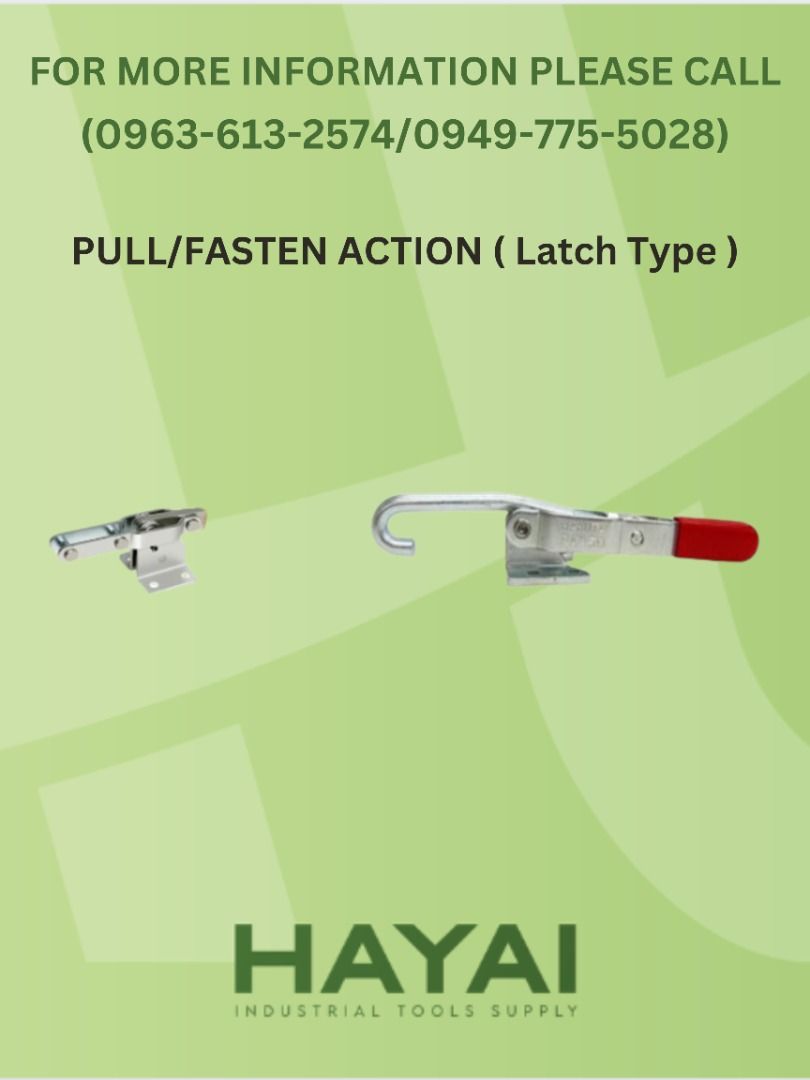 PULL/FASTEN ACTION (LATCH TYPE), Commercial & Industrial, Construction ...