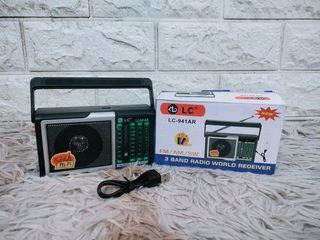 RADIO✅
AM/FM✅
SIZE : 16X5X9.5CM✅
💥DIRECT SAKSAK✅
💥PWEDE BATTERY (SIZE D) 
(NEED 2PCS) not included✅
LC-901
