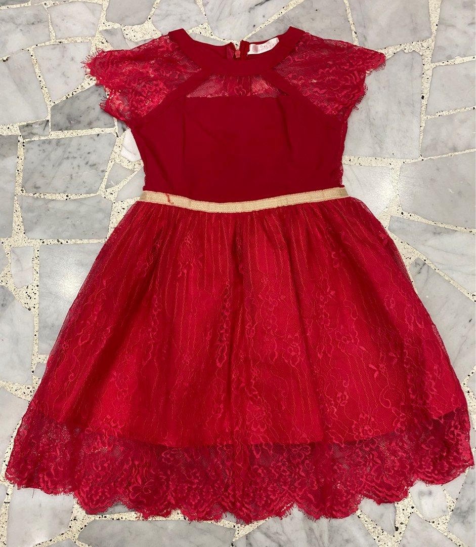 Red frock for outlet 5 year girl