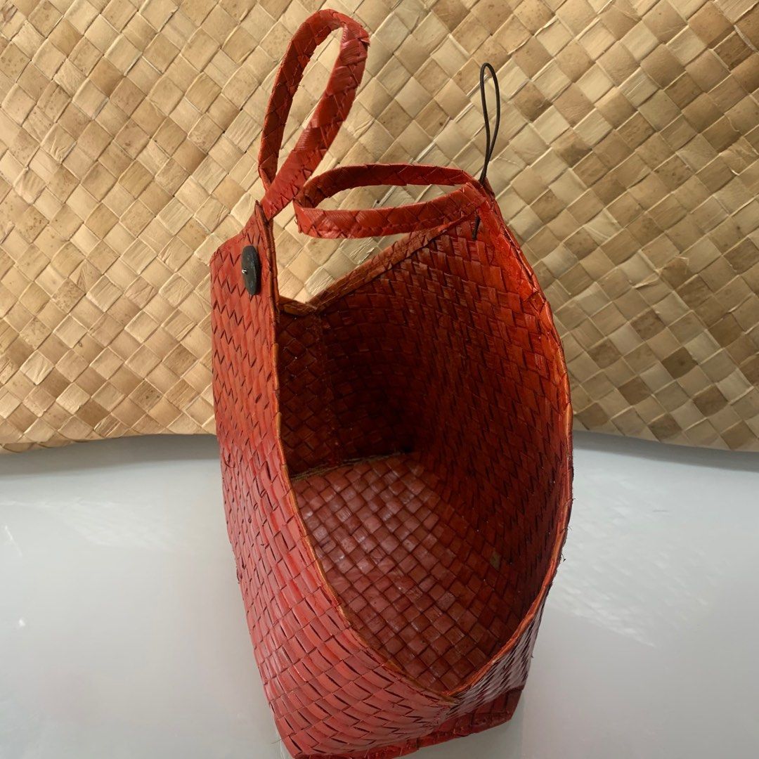 Red Native Basket (Category: Storage Boxes & Baskets) located in Manila. Submitted by thebookclubz (Listing ID 1269631787, Image 2). Description: .