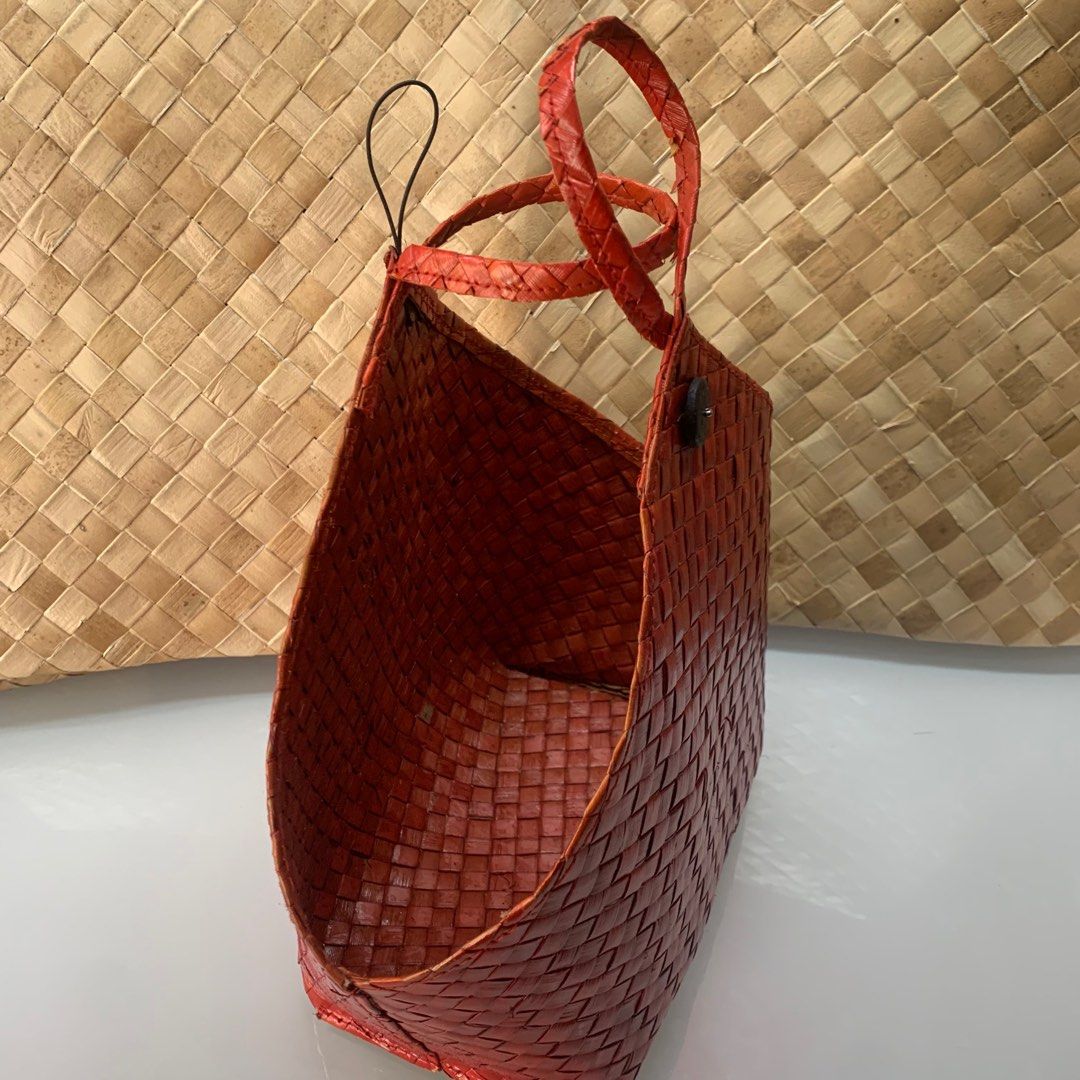 Red Native Basket (Category: Storage Boxes & Baskets) located in Manila. Submitted by thebookclubz (Listing ID 1269631787, Image 3). Description: .